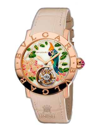 Bvlgari Bvlgari Bvlgari Watch 102046 BBLP37PDGLTB 37 mm Pink gold Case Beige Dial