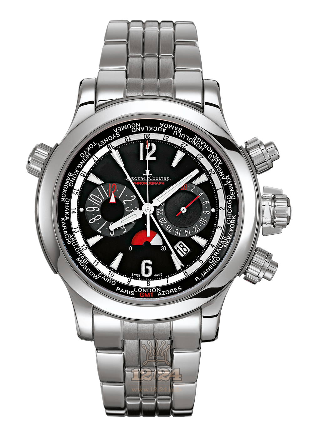 Jaeger-LeCoultre Master Extreme Watch 1768170 46 mm Stainless steel Case Black Dial