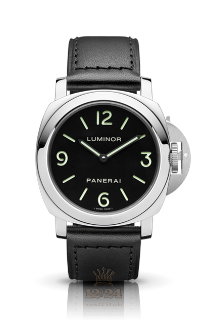 Panerai Luminor Watch PAM00112 44 mm Stainless steel Case Black Dial