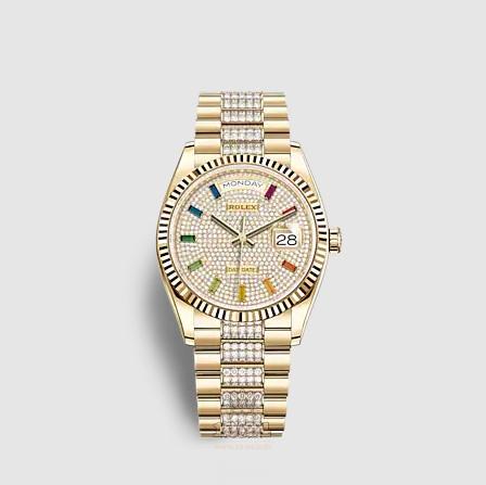 Rolex Day-Date Watch 128238-0052 36 mm Yellow gold Case