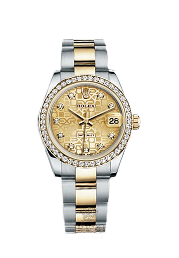 Rolex Datejust Watch 178383-0014 31 mm Steel / Yellow gold Case Golden Dial