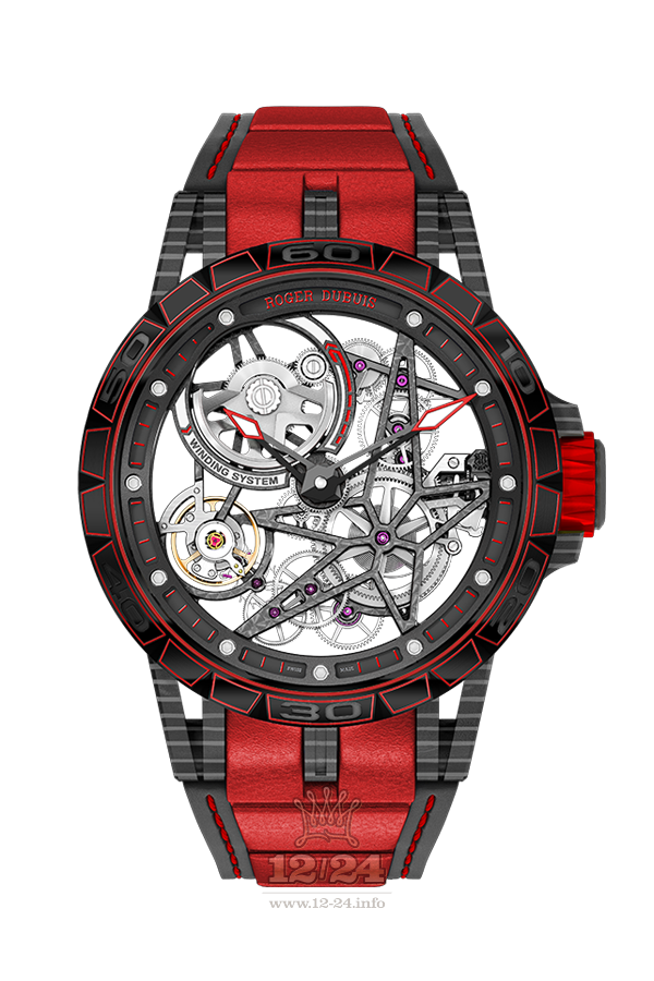 Roger Dubuis Excalibur Watch RDDBEX0573 45 mm Titanium DLC coating Case