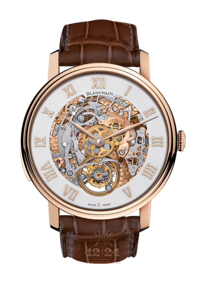 Blancpain Le Brassus Watch 00235-3631-55B 45 mm Red gold Case White Dial