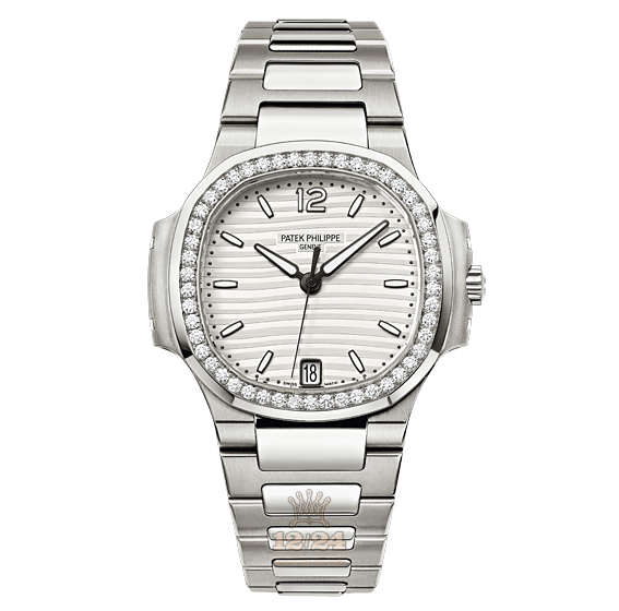 Patek Philippe Nautilus Watch 7018/1A-001 34 mm Stainless steel Case White Silver Dial