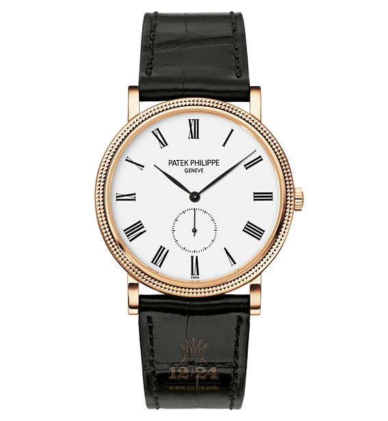 Patek Philippe Calatrava Watch 5116R-001 36 mm Pink gold Case White Dial