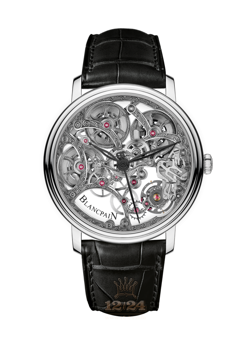 Blancpain Villeret Watch 6633-1500-55B 38 mm White gold Case