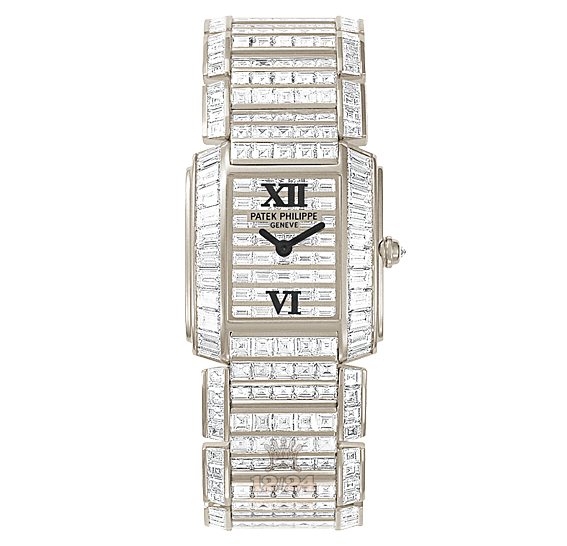 Patek Philippe Twenty~4 Watch 4908/101G-001 24 mm White gold Case Silver Dial