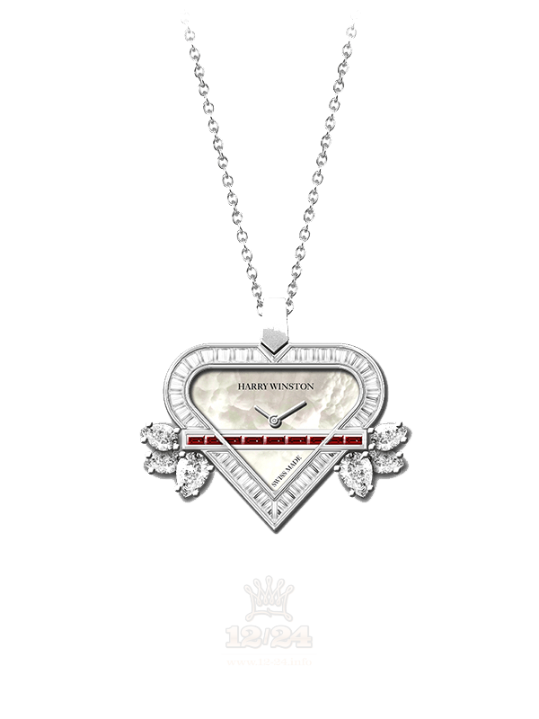 Harry Winston High Jewelry Timepieces Watch HJTQHM26WW004 26 mm White gold Case White Dial