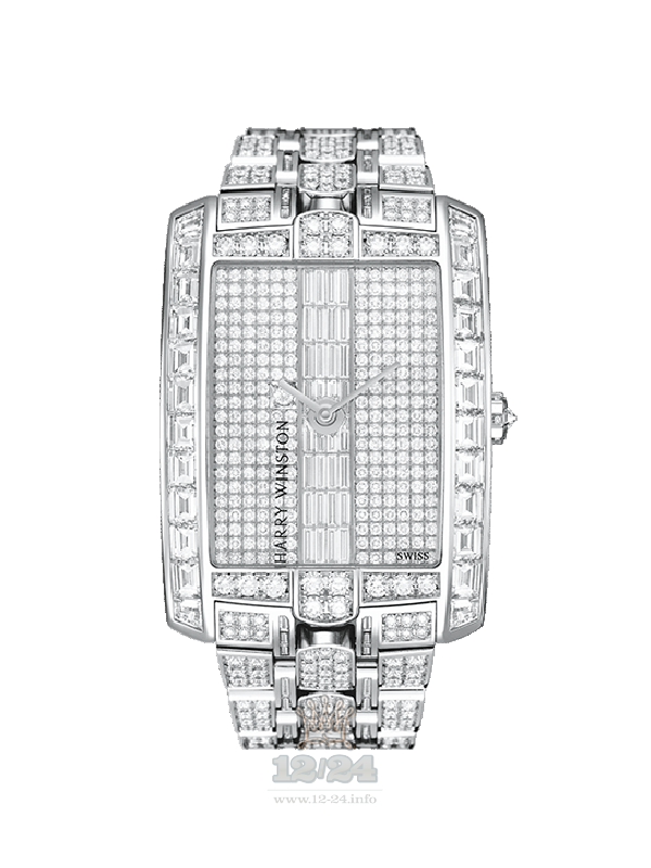 Harry Winston High Jewelry Timepieces Watch AVCQHM35WW002 White gold Case Silver Dial