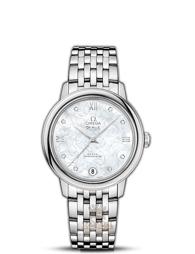 Omega Prestige Watch 424.10.33.20.55.001 33 mm Stainless steel Case White Dial