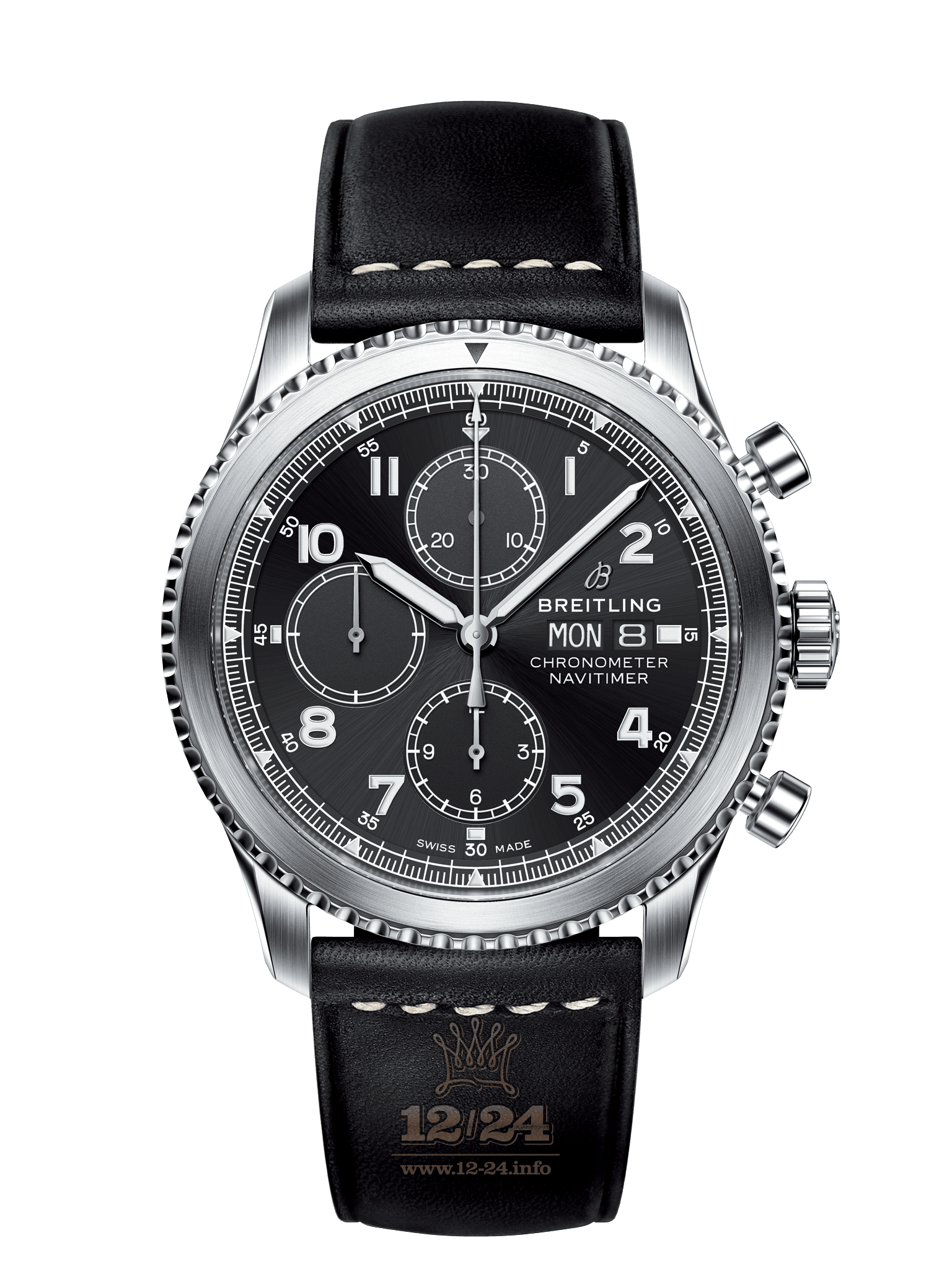 Breitling Navitimer Watch A13314101B1X1 43 mm Stainless steel Case Black Dial