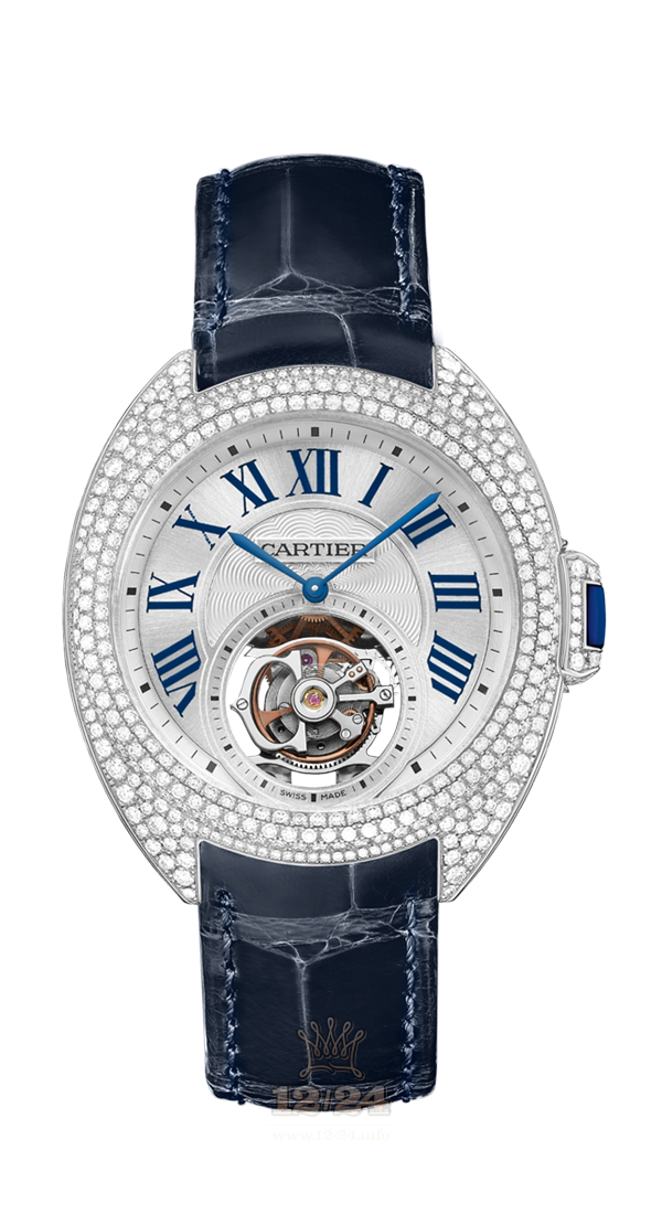 Cartier Cle de Cartier Watch HPI00933 35 mm White gold Case Silver Dial