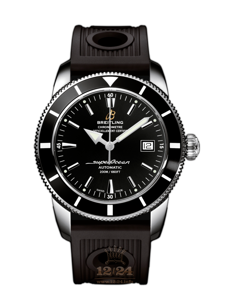 Breitling Superocean Heritage Watch A1732124/BA61/200S/A20D.2 42 mm Stainless steel Case Black Dial