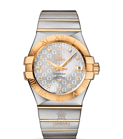 Omega Constellation Watch 123.20.35.20.52.004 35 mm Steel / Yellow gold Case Silver Dial