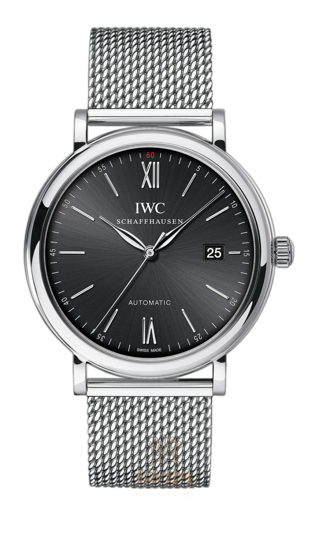 IWC Portofino Watch IW356506 40 mm Stainless steel Case Black Dial