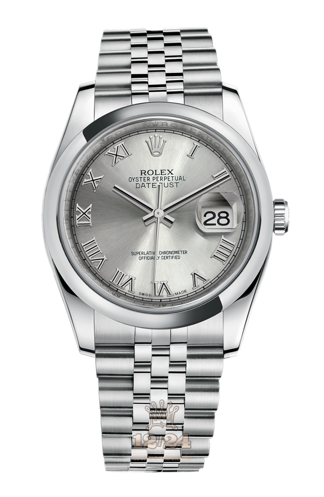 Rolex Datejust Watch 116200-0067 36 mm Stainless steel Case Silver Dial