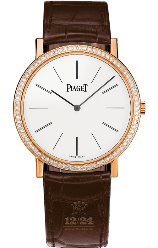 Piaget Altiplano Watch G0A36125 38 mm Pink gold Case White Dial