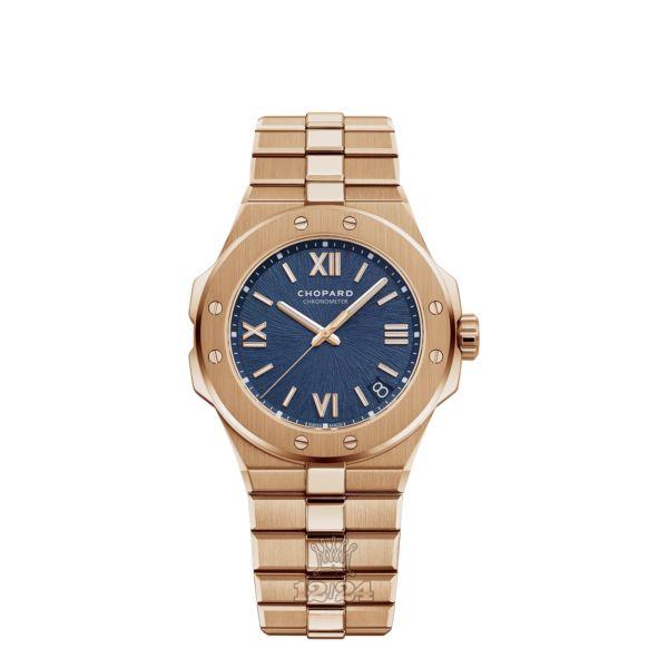 Chopard Alpine Eagle Watch 295363-5001 41 mm Pink gold Case Dark blue Dial