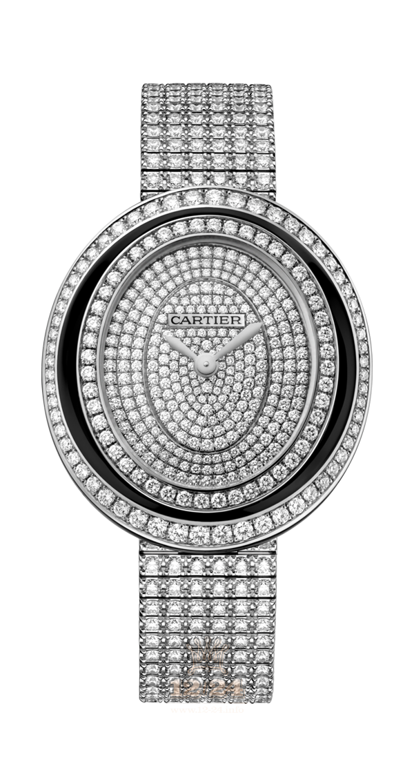 Cartier Hypnose Watch HPI01050 33 mm White gold Case Silver Dial