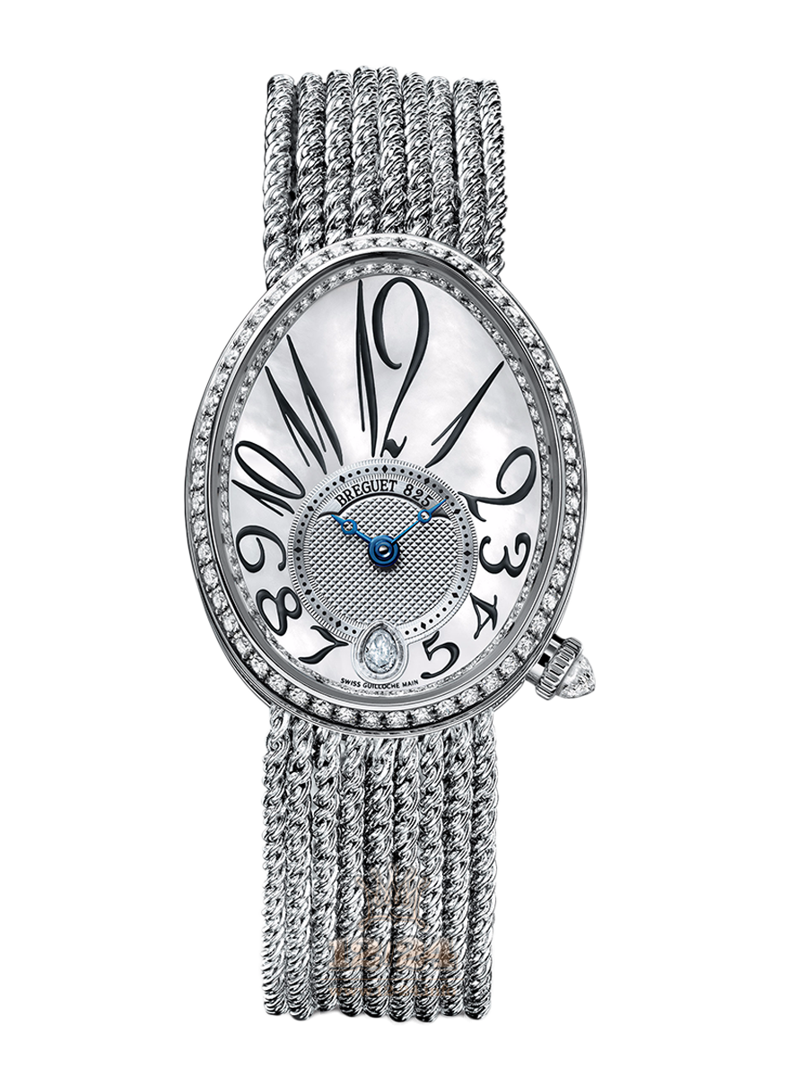 Breguet Reine de Naples Watch 8918BB/58/J39 D00D 36 mm White gold Case White Silver Dial