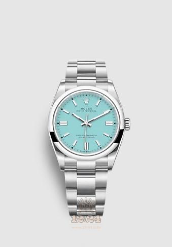 Rolex Oyster Perpetual Watch 126000-0006 36 mm Stainless steel Case Blue Dial