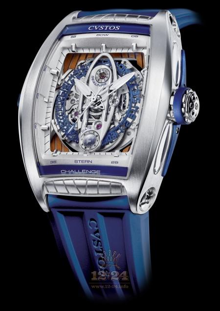Cvstos Challenge Watch Challenge Sea-Liner Steel 54 mm Stainless steel Case Silver Dark blue Dial