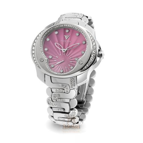 Franc Vila Tribute To Ladies Watch 80Q.SS.SPB.ROS 41 mm Stainless steel Case Pink Dial