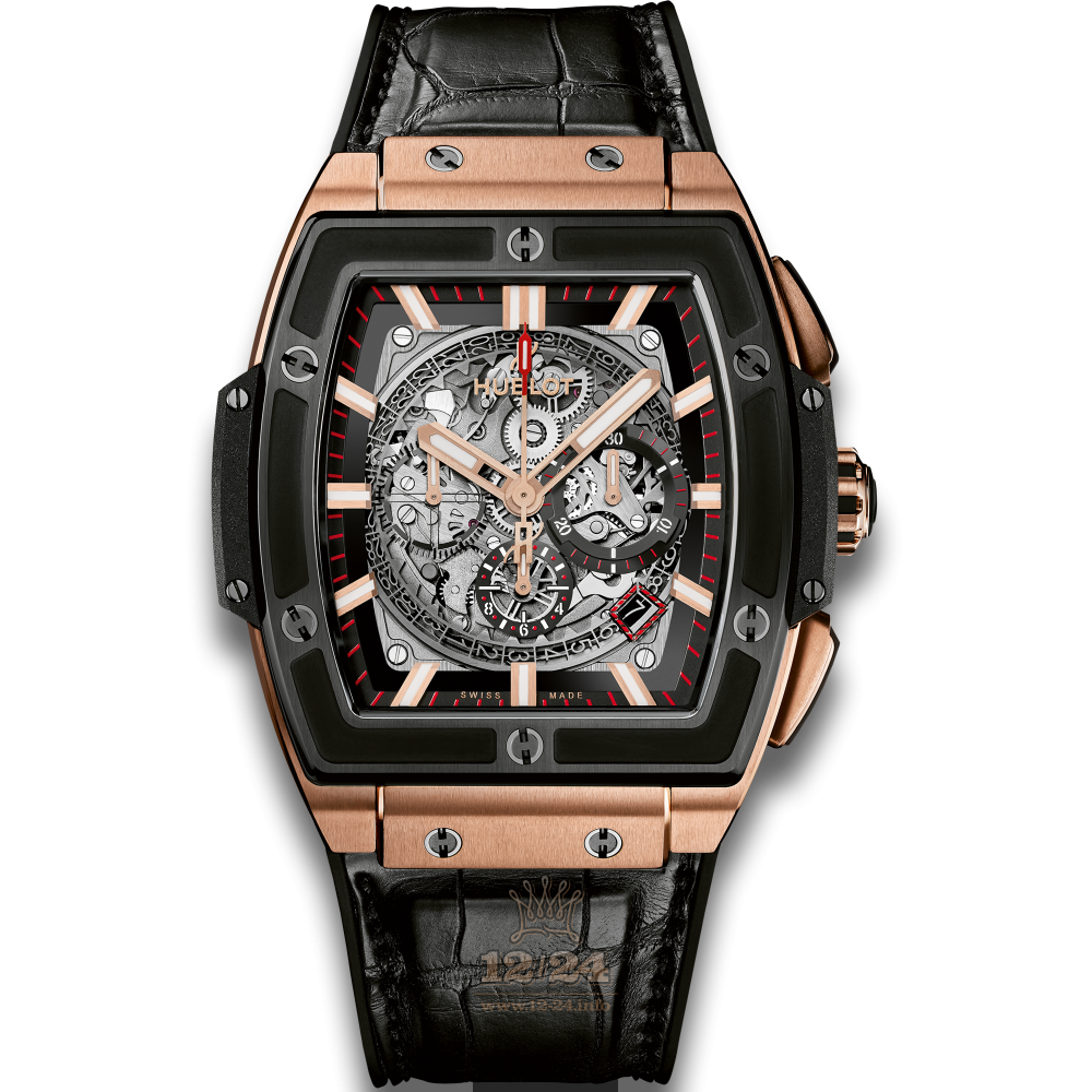 Hublot Spirit Of Big Bang Watch 601.OM.0183.LR Red gold Ceramics Case Gray Silver Dial
