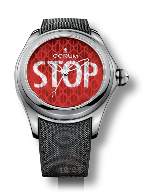 Corum Bubble Watch L403/03249 52 mm Titanium Case Red Dial