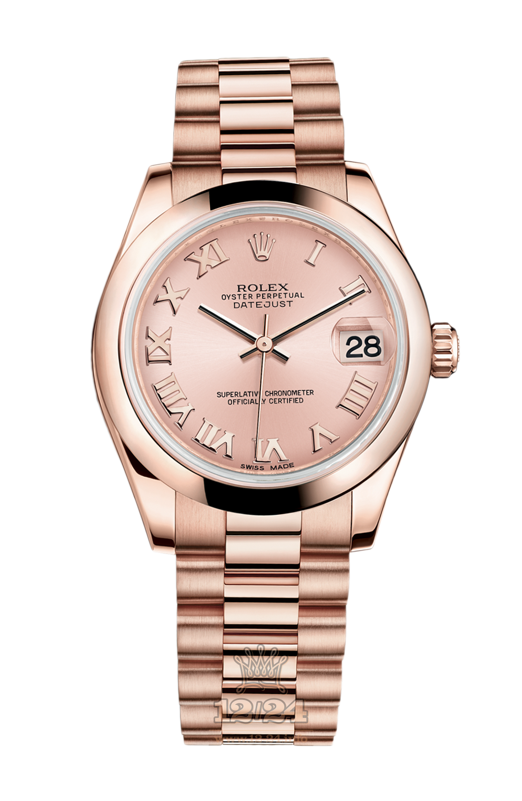 Rolex Lady-Datejust Watch 178245f-0030 31 mm Pink gold Case Pink Dial
