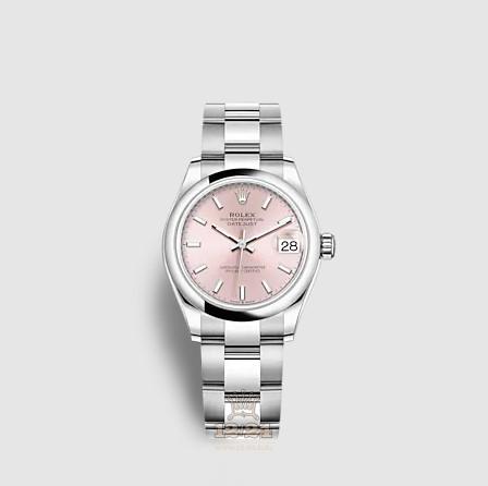 Rolex Datejust Watch 278240-0007 31 mm Stainless steel White gold Case Pink Dial