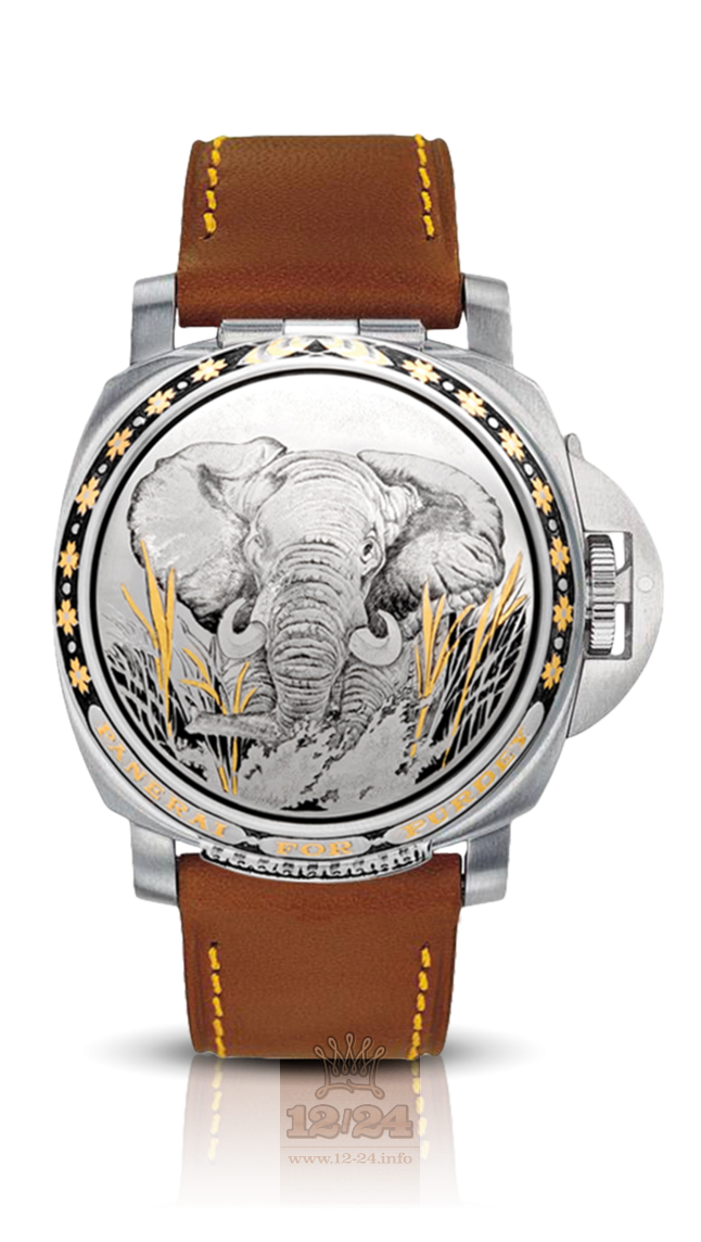 Panerai 2007 Watch PAM00832 44 mm Stainless steel Case Black Gray Dial