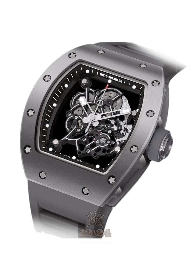 Richard Mille Limited Editions Watch RM 055 Bubba Watson All Grey 50 mm Titanium Ceramics Case
