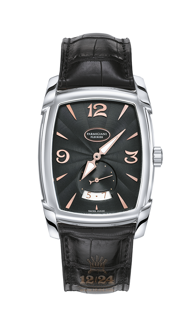 Parmigiani Fleurier Kalpa Watch PFC124-0001401-HA1422 38 mm Stainless steel Case Black Dial