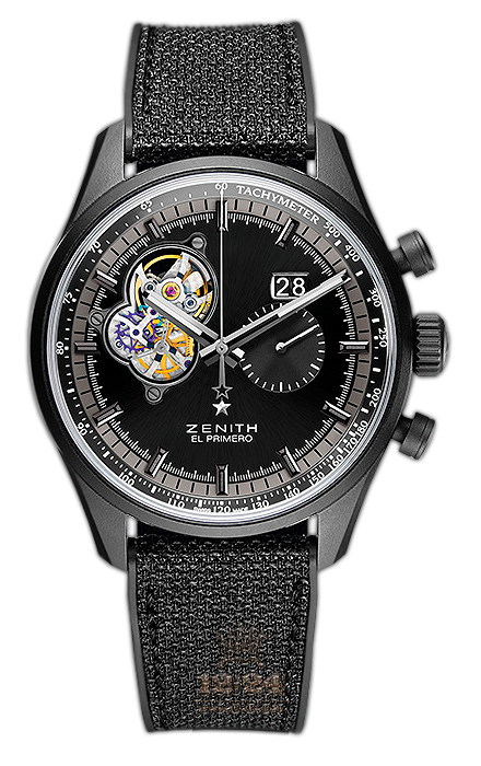 Zenith El Primero Watch 24.2160.4068/21.R573 45 mm Ceramics Case Black Dial