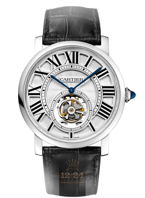 Cartier Rotonde de Cartier Watch W1556216 40 mm White gold Case Silver Dial