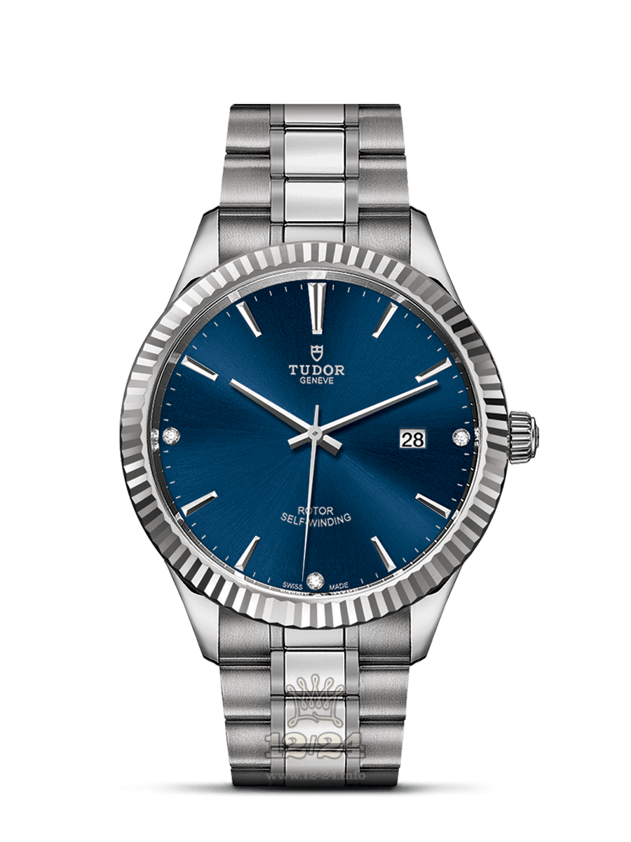 Tudor Style Watch M12710-0017 41 mm Stainless steel Case Dark blue Dial