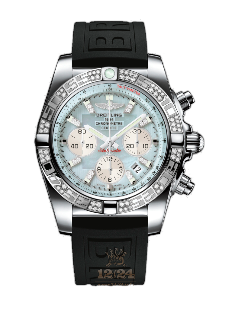 Breitling Chronomat Watch AB0110AA/G686/153S/A20D.2 44 mm Stainless steel Case Gray Dial