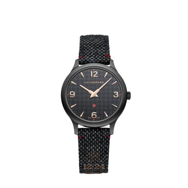 Chopard L.U.C Watch 168592-3003 40 mm Stainless steel DLC coating Case Black Dial