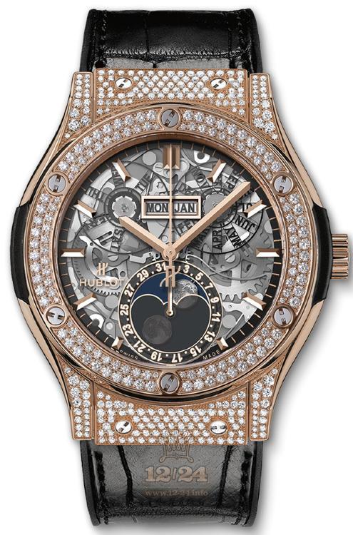 Hublot Classic Fusion Watch 517.OX.0180.RX 45 mm Pink gold Case