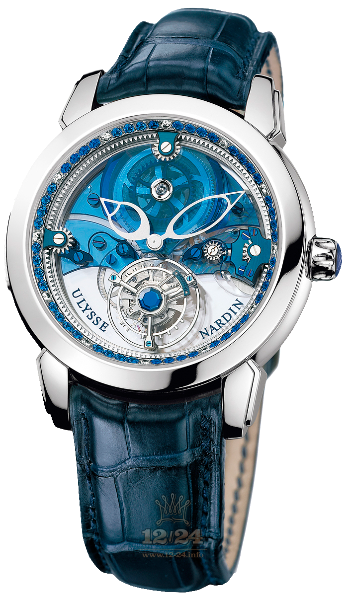 Ulysse Nardin Classic Watch 799-82 41 mm Platinum Case Painted Dial