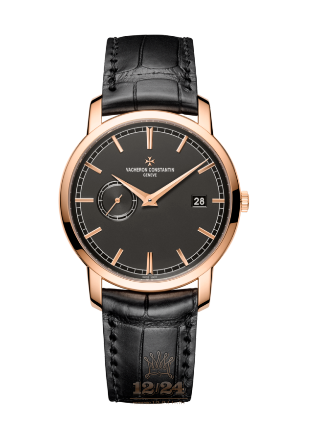 Vacheron Constantin Traditionnelle Watch 87172/000R-B403 38 mm Pink gold Case Black Dial
