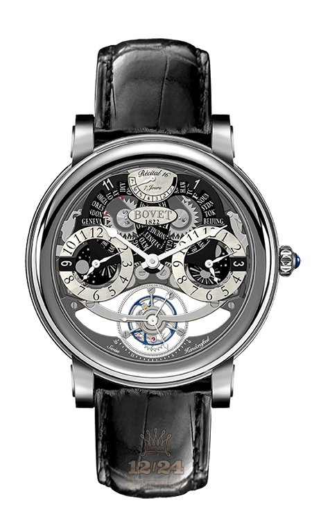 Bovet Dimier Watch R160006 46 mm White gold Case White Dial