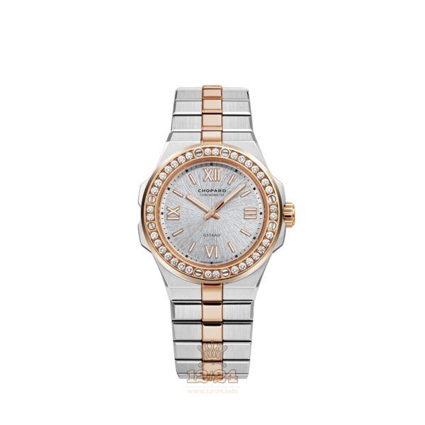 Chopard Alpine Eagle Watch 298601-6004 36 mm Steel / Pink gold Case Gray Dial