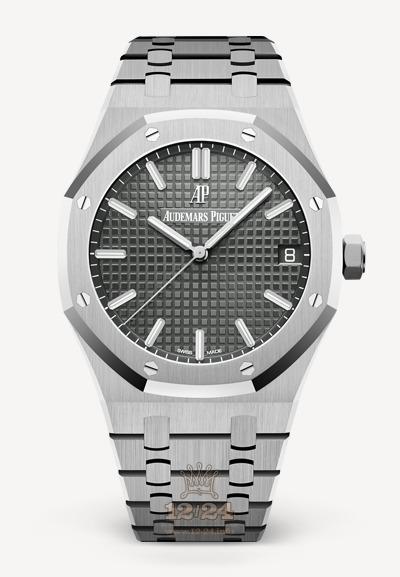 Audemars Piguet Royal Oak Watch 15500ST.OO.1220ST.02 41 mm Stainless steel Case Gray Dial