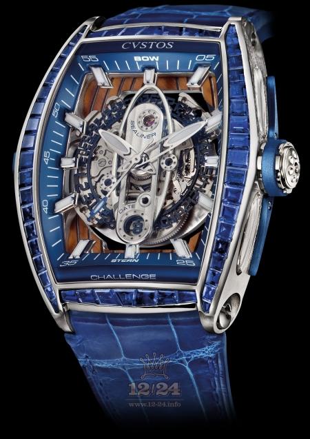 Cvstos Challenge Watch GT New Sea-Liner Sapphire Stainless steel Case Silver Dark blue Dial