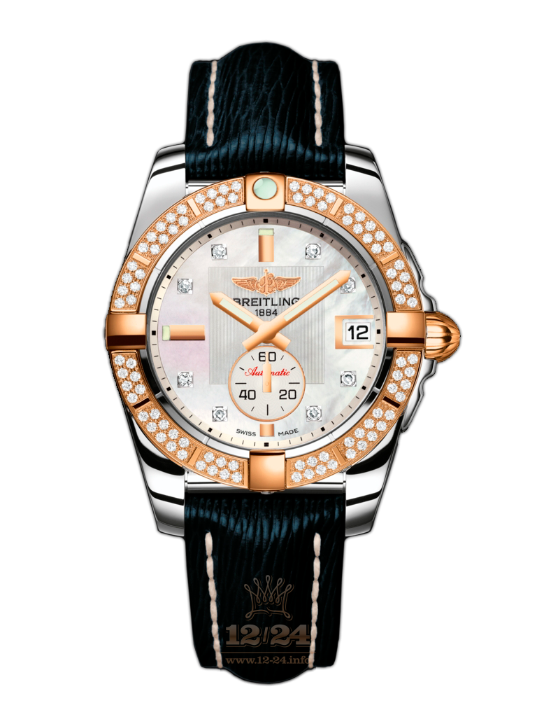 Breitling Galactic Watch C3733053/A725/215X/A16BA.1 36 mm Steel / Pink gold Case White Dial