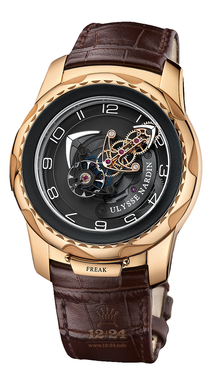 Ulysse Nardin Freak Watch 2056-131 45 mm Pink gold Case Black Dial