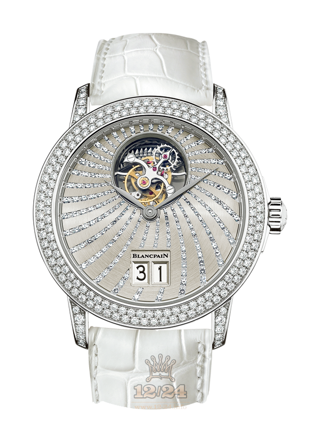 Blancpain Women Watch 2825-4963-55B 38 mm White gold Case