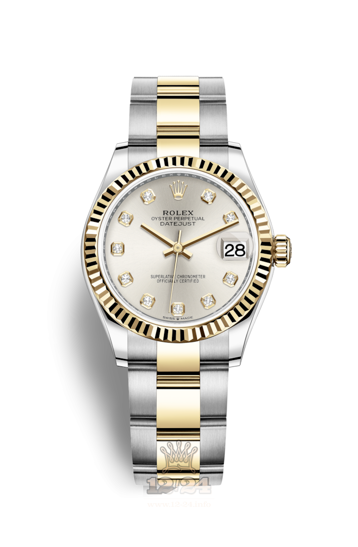Rolex Datejust Watch 278273-0019 31 mm Stainless steel Yellow gold Case Silver Dial